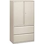 HON Brigade 800 Series Lateral File Cabinet, A4/Legal/Letter, 2-Drawer, Light Gray, 19 1/4"Depth~#|#~s0836163_sc7