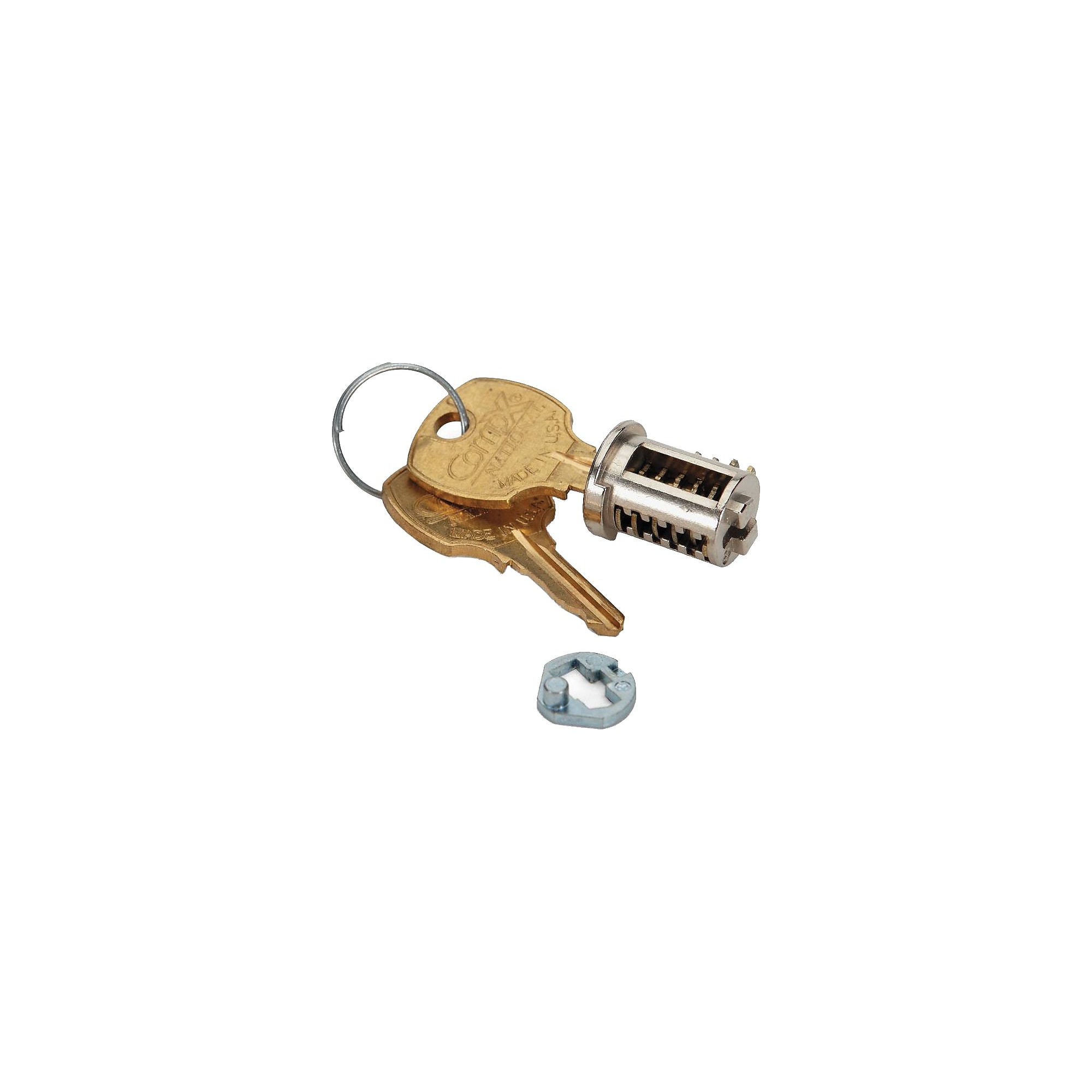 HON Lock Core Kit for HON Locking File Cabinets and Pedestals, Chrome, 1/2″H x 1/2″W x 3/4″D Sansujyuku sansujyuku.com