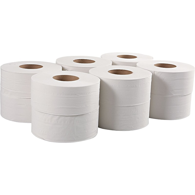 Tork Universal Jumbo Bath Tissue, 2-Ply, 1,000 Sheets/Roll, 12 Rolls/Carton image 1