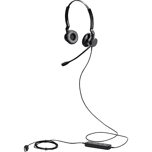 Jabra 2300 Noise Canceling Stereo Headset Microphone, Over-the