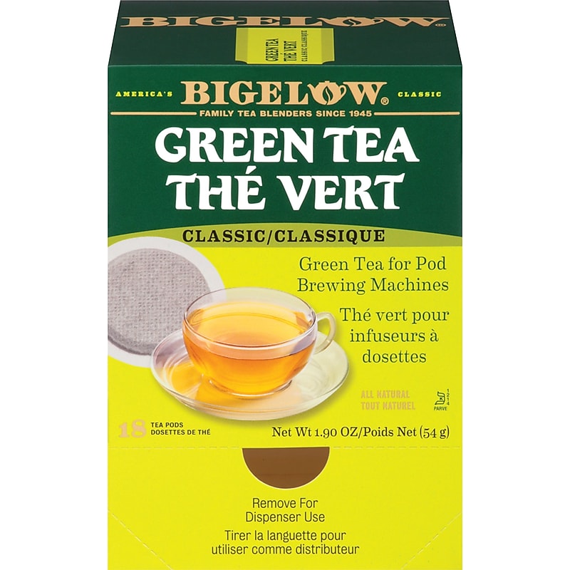 Bigelow Classic Green Tea, Pods, 18/Box (RCB07906) image 1