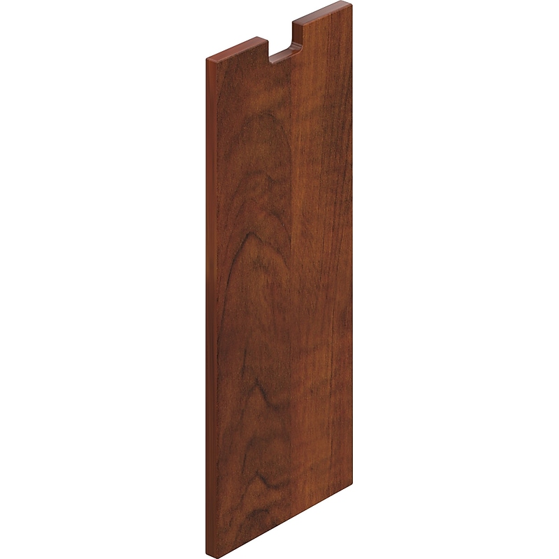 Offices To Go 12" Wide Half End Panel, American Dark Cherry, 28"H x 12"W x 1"D image 1