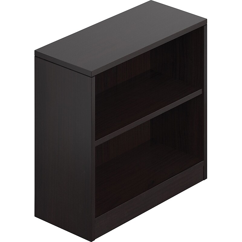 Offices To Go Superior Laminate Bookcase, American Espresso, 1-Shelf, 30"H image 1
