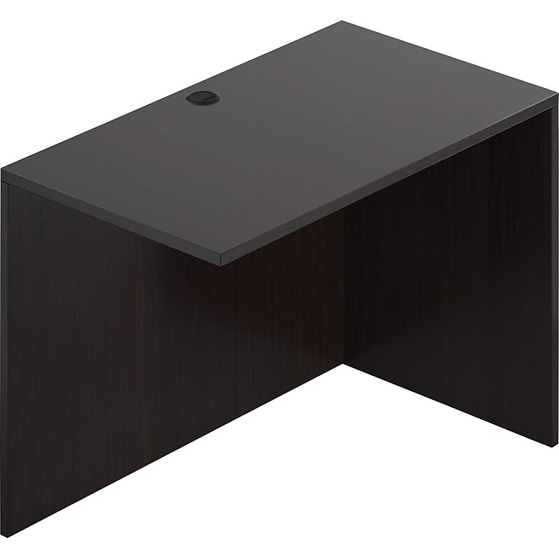Offices To Go 42" Wide Standard Return, American Espresso, 29.5"H x 42"W x 24"D image 1