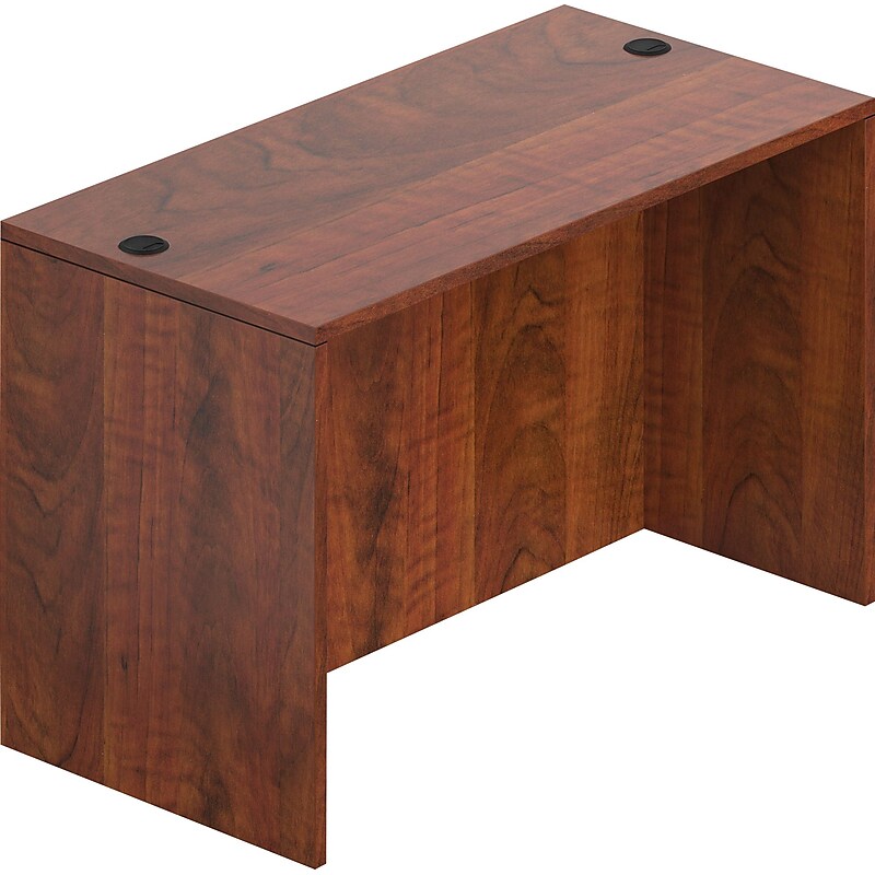 Offices To Go 48" Wide Rectangular Desk Shell, American Dark Cherry, 29 1/2"H x 48"W x 24"D image 1