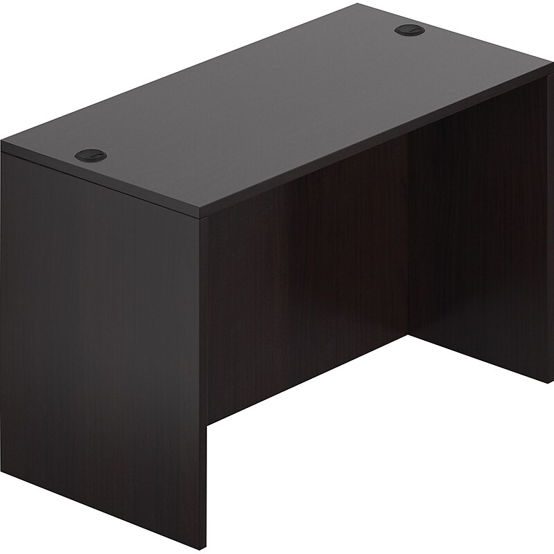 Offices To Go 48" Wide Rectangular Desk Shell, American Espresso, 29 1/2"H x 48"W x 24"D image 1