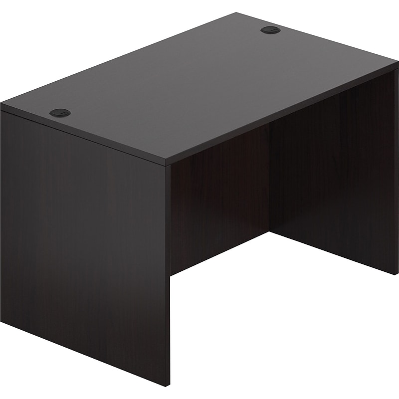 Offices To Go 48" Rectangular Desk Shell, American Espresso, 29 1/2"H x 48"W x 30"D image 1