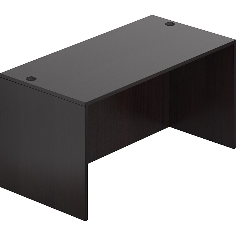 Offices To Go 60"W Rectangular Desk Shell, American Espresso (TDSL6030DS-AEL) image 1