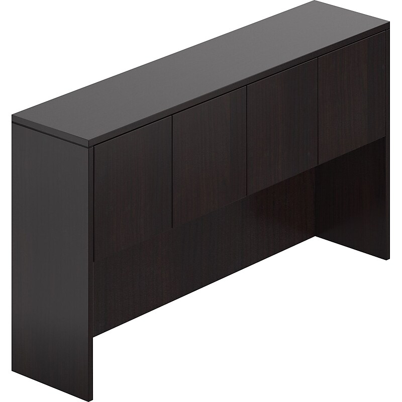 Offices To Go Superior 66"W Desktop Hutch, American Espresso (TDSL66HD-AEL) image 1