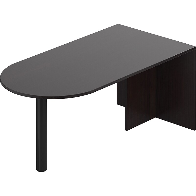 Offices To Go 71"W "D" Island Desk, American Espresso (TDSL7136DI-AEL) image 1
