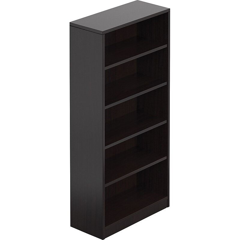 Offices To Go Superior Laminate Bookcase, American Espresso, 4-Shelf, 71"H (TDSL71BC-AEL) image 1