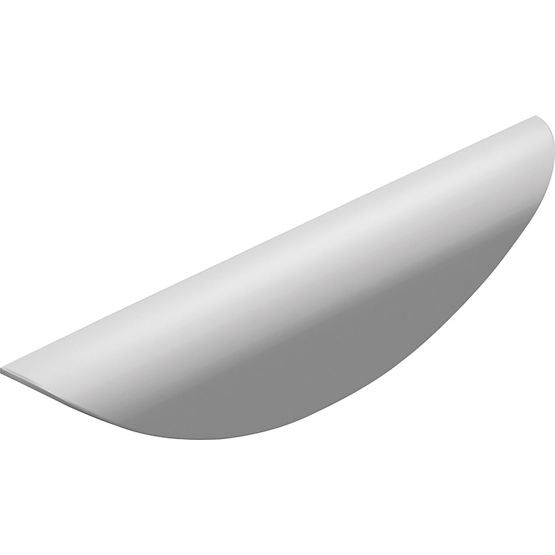 Offices To Go 3" Wide Handle, Silver, 1"H x 3"W x 1"D image 1