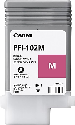 Canon 102 Magenta Standard Yield Ink Cartridge (0897B001) Sansujyuku sansujyuku.com