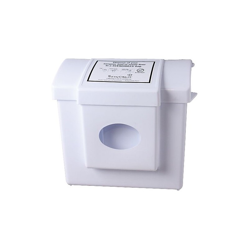Scensibles Polypropylene Combination Receptacle Dispenser, White (CDW) image 1