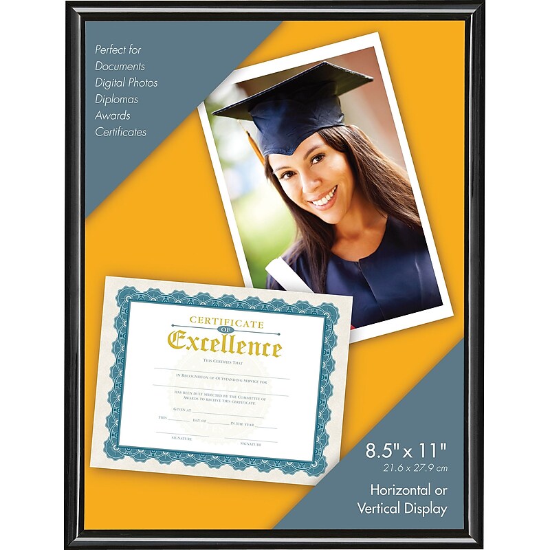 8.5X11 UCHANNEL FRAME BLK image 1