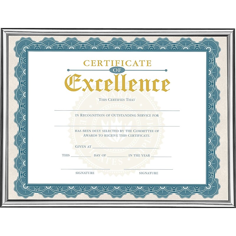 8.5X11 UCHANNEL FRAME SILVER image 1