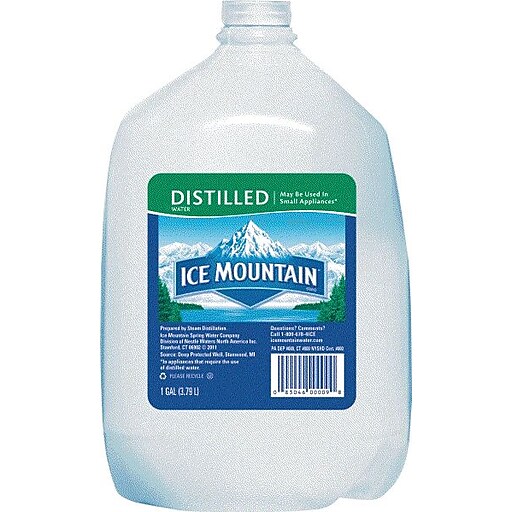 Ice Mountain® Distilled Water, 1gallon Plastic Jug Staples