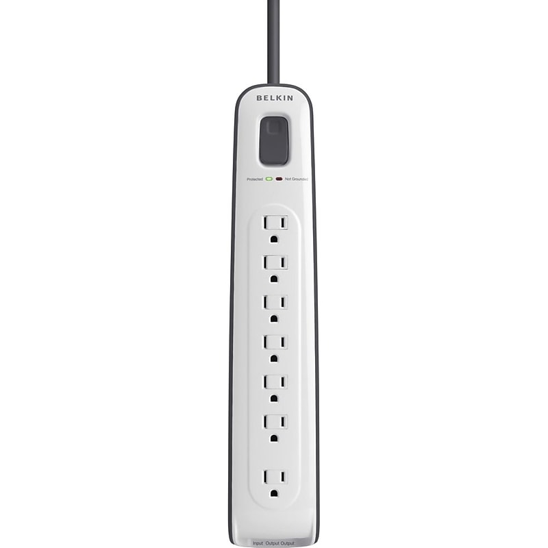 Belkin 7 Outlet Surge Protector, 12' Cord, 2000 Joules (BV107200-12) image 1