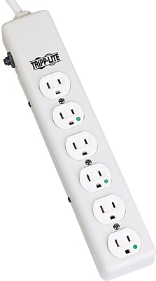 Tripp Lite 6 Outlet Power Strip, Gray (PS-606-HG) Simolary simolary.com