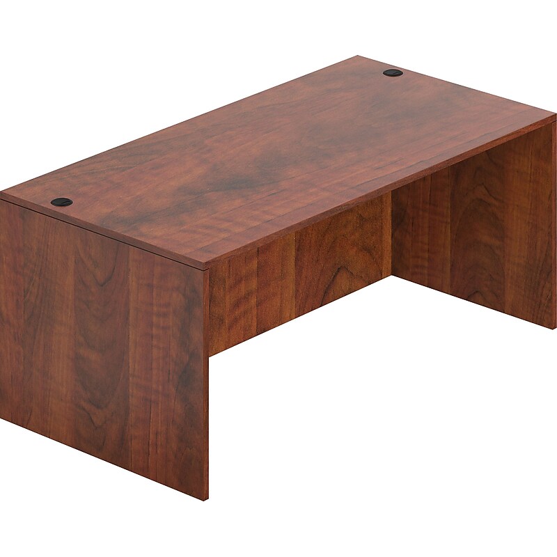 Offices to Go Superior Laminate Desking 71" Rectangular Desk Shell, American Dark Cherry (TDSL7136DSADC) image 1