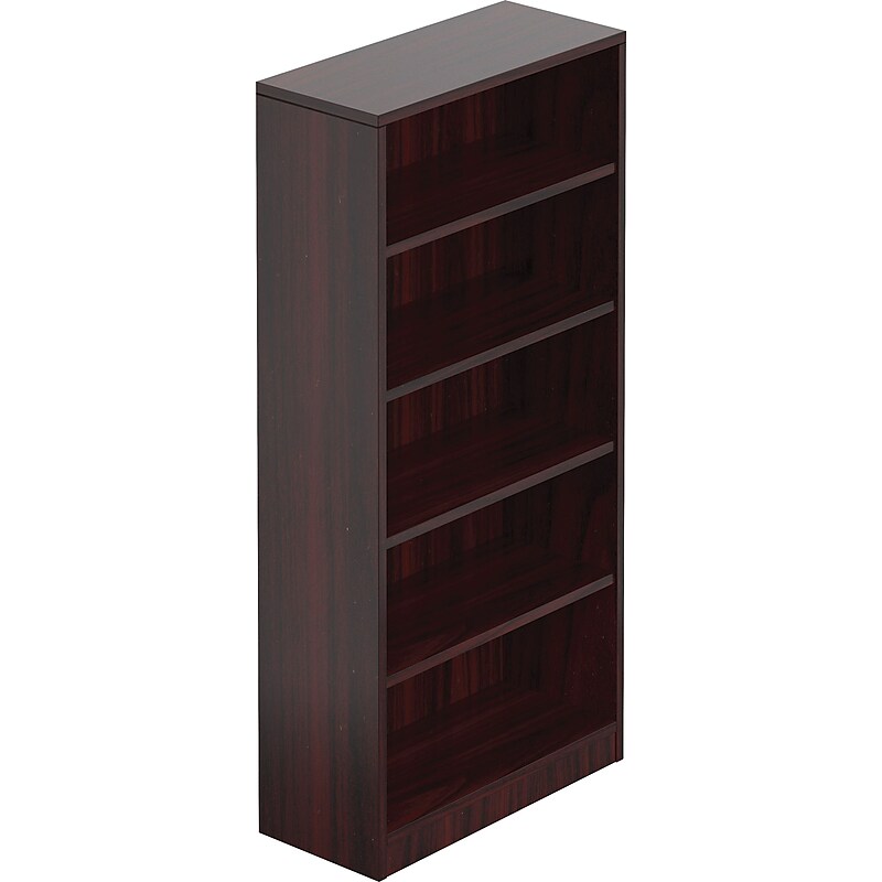Offices To Go 5-Shelf 71" Bookcase, American Mahogany (TDSL71BCAML) image 1