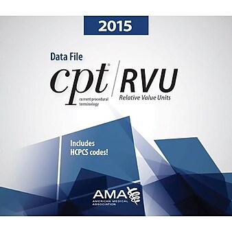 AMA CPT®/RVU Data Files; Single User, 2015