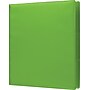 Staples Heavy Duty 1" 3-Ring Non-View Binder, D-Ring, Chartreuse (56323-CC/24648)~#|#~s0851612_sc7