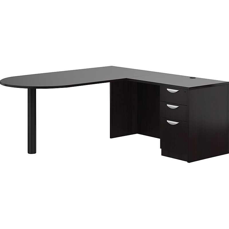 Offices To Go Superior Laminate L Peninsula Desk, 29 1/2"H x 71"W x 72"D image 1