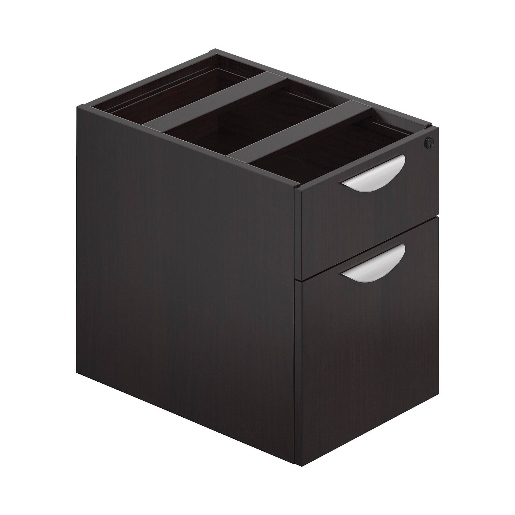 Offices To Go Superior Laminate Box/File Pedestal, American Espresso, 19″H x 16″W x 22″D Sansujyuku sansujyuku.com