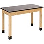 National Public Seating Wood Science Table, Phenolic Series Rectangular Science Table, 24" x 54", Black/Ashwood (SLT1-2448P)~#|#~s0854913_sc7