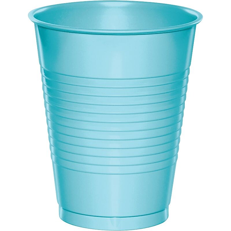 Creative Converting Pastel Blue Plastic Cups, 60 Count (DTC28157081TUMB) image 1