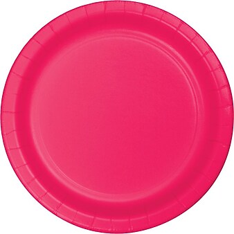 Creative Converting Hot Magenta Pink Paper Plates, 72 Count (DTC47177BDPLT)