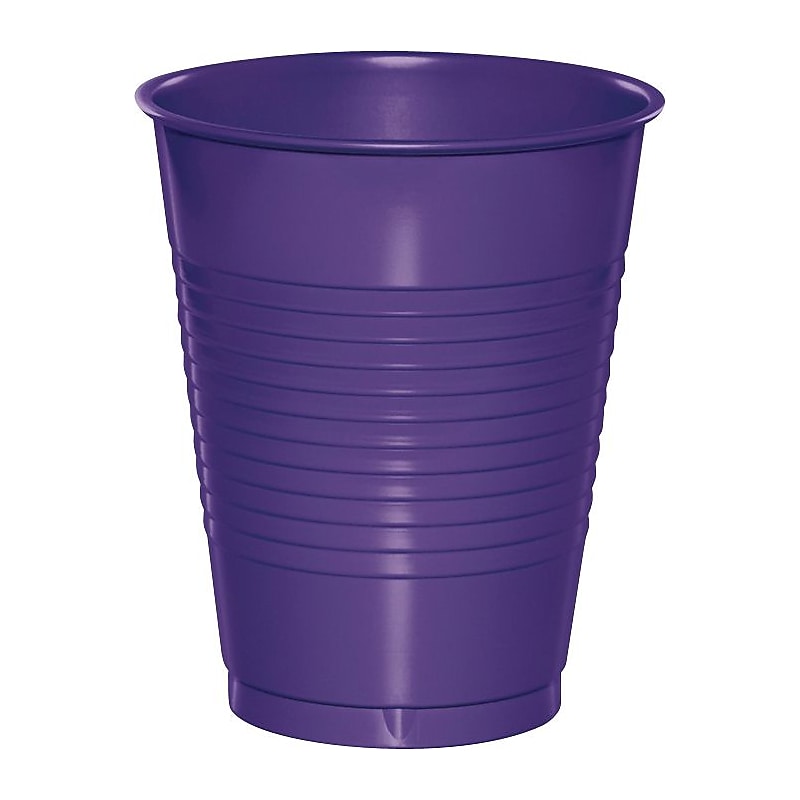 Creative Converting Purple Plastic Cups, 60 Count (DTC28115081TUMB) image 1