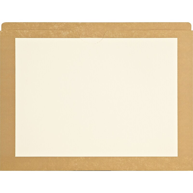 Medical Arts Press®  File Pocket, Letter Size, Tan, 100/Box (M11PKI) image 1