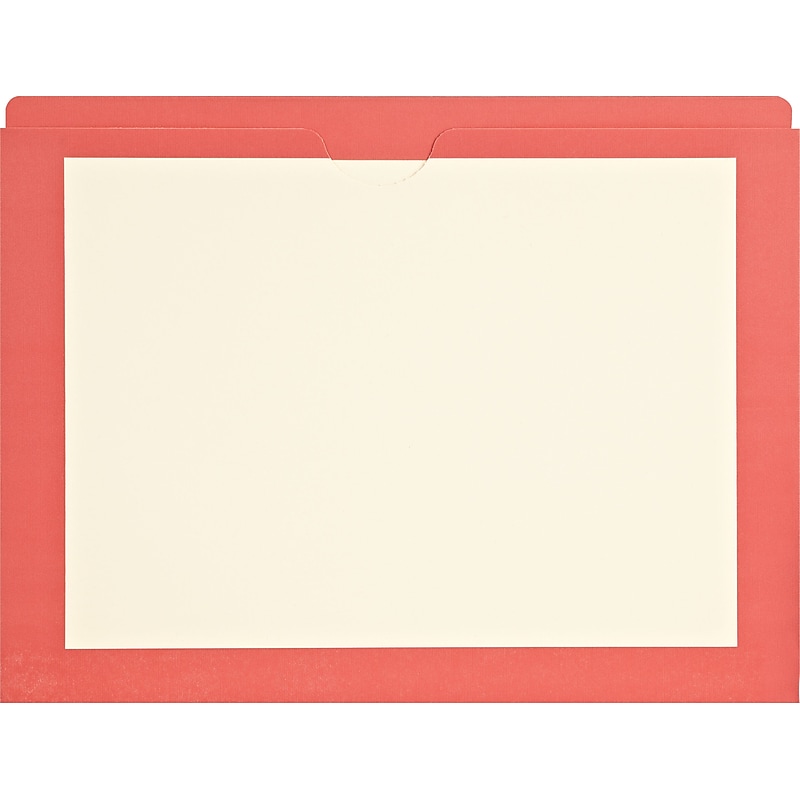 Medical Arts Press®  File Pocket, Letter Size, Red, 100/Box (M11PKO) image 1