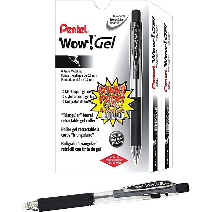 Amazon.com : Pentel Wow! Retractable Ballpoint Pen, (1.4mm