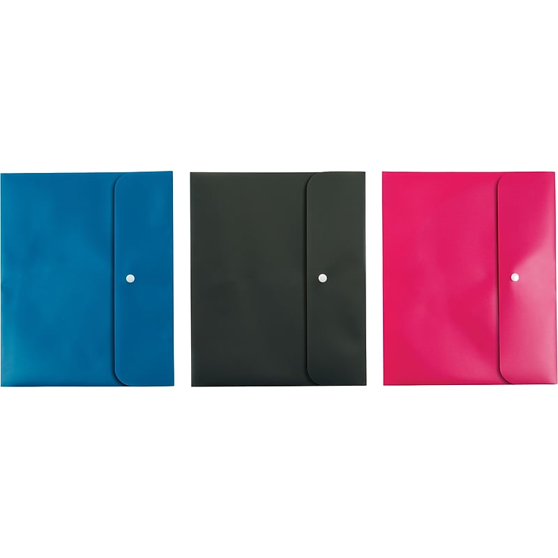 Pendaflex 2-Pocket Folders, Letter Size, Assorted Colors, 3/Pack (44313) image 1