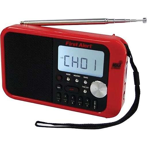 Shop Staples for First Alert Digital Tuning AM/FM Weather Band Radio