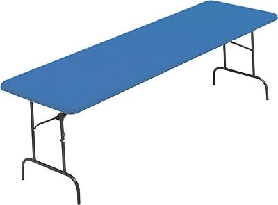 IndestrucTable TOO Folding Table,1200 Series - Blue - 30 x 96