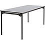 ICEBERG Maxx Legroom 30" x 72" Wooden Folding Table, Gray (65827)~#|#~s0857622_sc7