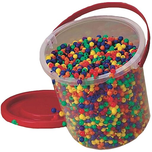 S&S® Bucket of Pop Beads at Staples