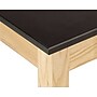 National Public Seating Wood Science Table, Phenolic Series Rectangular Science Table, 24" x 54", Black/Ashwood (SLT1-2448P)~#|#~s0860645_sc7
