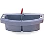 Rubbermaid Commercial 2-Compartment Cleaning Caddy, Gray Plastic (FG264900GRAY)~#|#~s0864706_sc7
