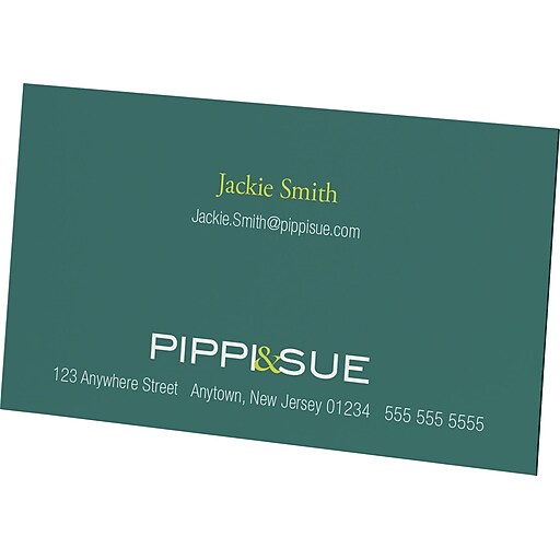 Custom Business Card Staples