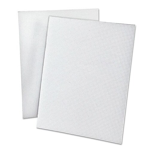 Ampad?? Graph Writing Pad 81/2x11", Quad Ruling Graph Paper, 8 Squares