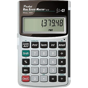 Calculated Industries Pocket Real Estate Master Financial Calculator