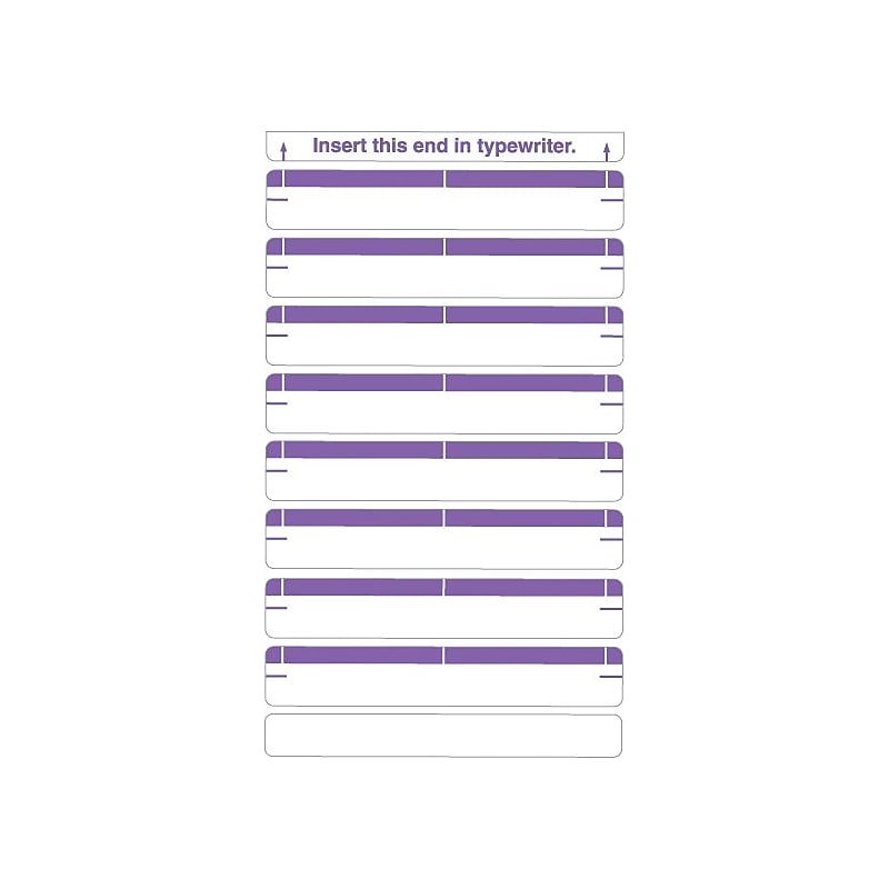 Medical Arts Press Type-On Write-On Sheet Style Labels, Purple (32704) image 1