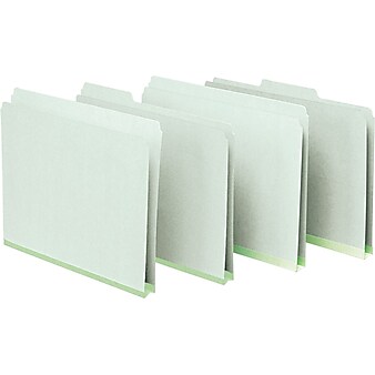 Pendaflex® Pressboard Expanding File Folders, 1/3 Cut Top Tab, Letter, Green, 25/Box (PFX17167)