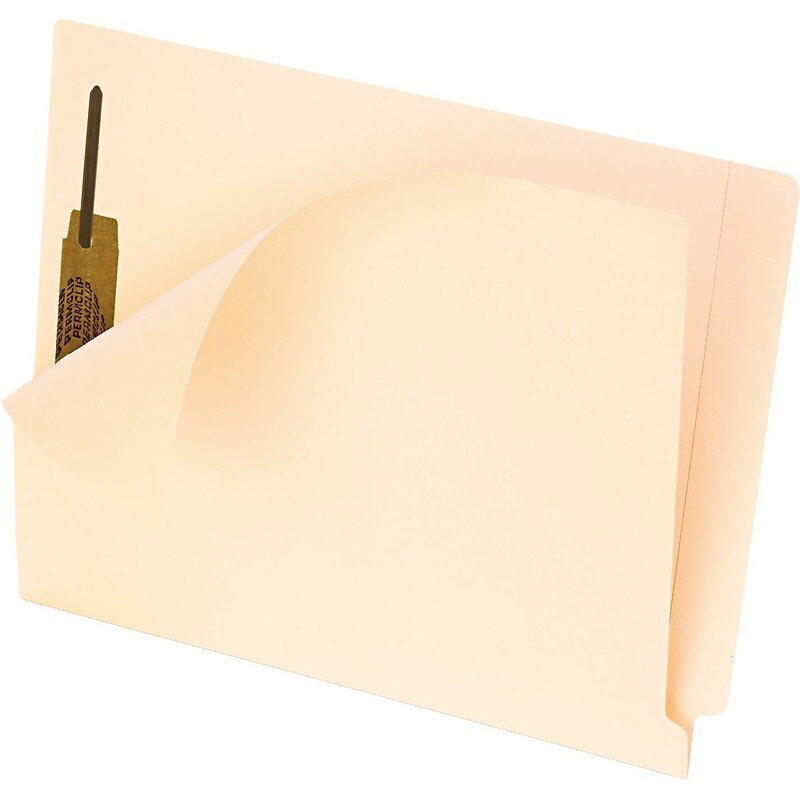 Pendaflex Smart Shield Recycled End Tab File Folder, Straight Cut, Letter Size, Manila, 50/Box (62711) image 1