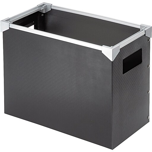 Pendaflex Poly Desktop Storage Box, Letter Size, Black at Staples
